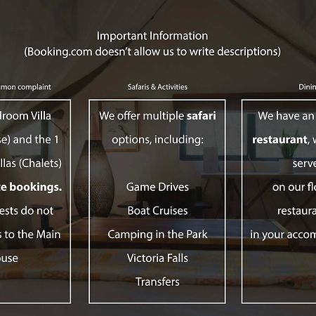 קסנה Chobe House Villa And Chalets מראה חיצוני תמונה